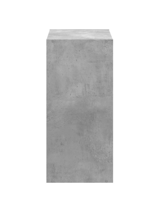 Knihovna betonově šedá 68,5 x 32 x 68,5 cm kompozitní dřevo