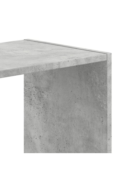 Knihovna betonově šedá 68,5 x 32 x 68,5 cm kompozitní dřevo