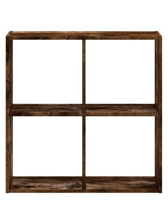 Knihovna kouřový dub 68,5 x 32 x 68,5 cm kompozitní dřevo