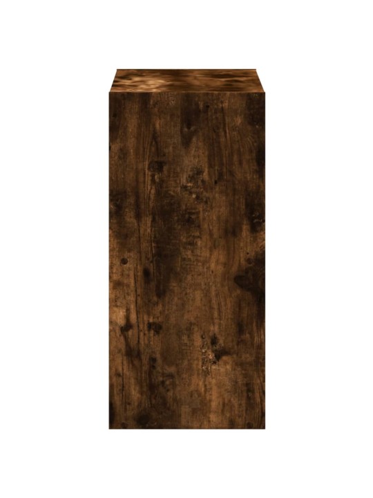 Knihovna kouřový dub 68,5 x 32 x 68,5 cm kompozitní dřevo
