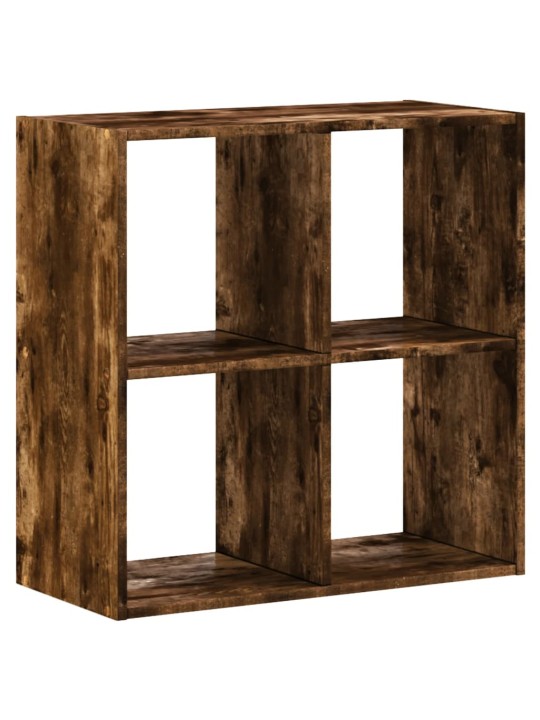 Knihovna kouřový dub 68,5 x 32 x 68,5 cm kompozitní dřevo