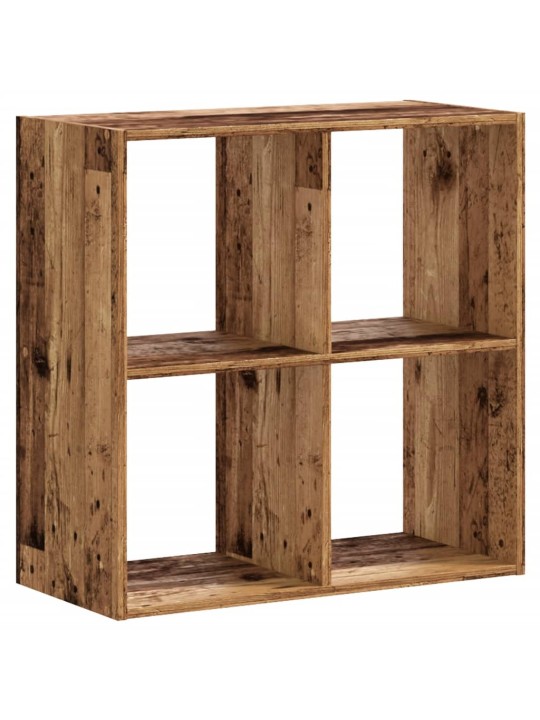 Knihovna old wood 68,5 x 32 x 68,5 cm kompozitní dřevo