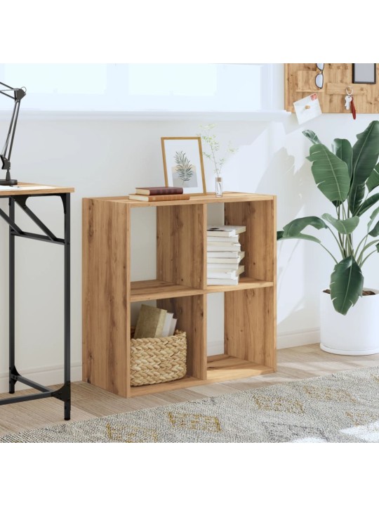 Knihovna dub artisan 68,5 x 32 x 68,5 cm kompozitní dřevo