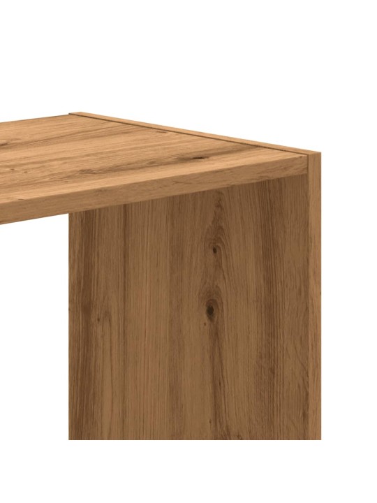 Knihovna dub artisan 68,5 x 32 x 68,5 cm kompozitní dřevo