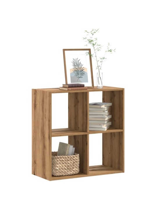 Knihovna dub artisan 68,5 x 32 x 68,5 cm kompozitní dřevo