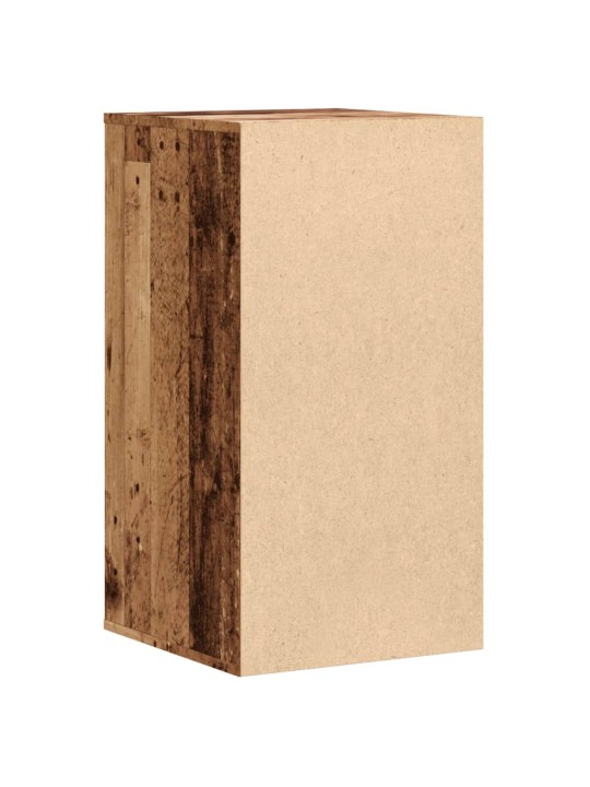 Rohová zásuvková komoda old wood 40x41x76 cm kompozitní dřevo