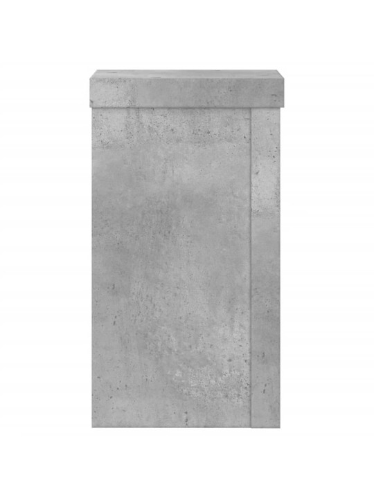 Stojany na rostliny 2 ks betonově šedé 10 x 10 x 18 cm kompozit