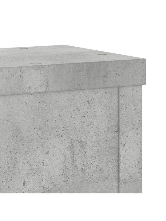 Stojany na rostliny 2 ks betonově šedé 10 x 10 x 18 cm kompozit