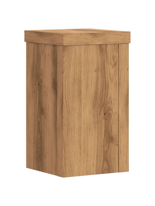 Stojany na rostliny 2 ks dub artisan 10 x 10 x 18 cm kompozit