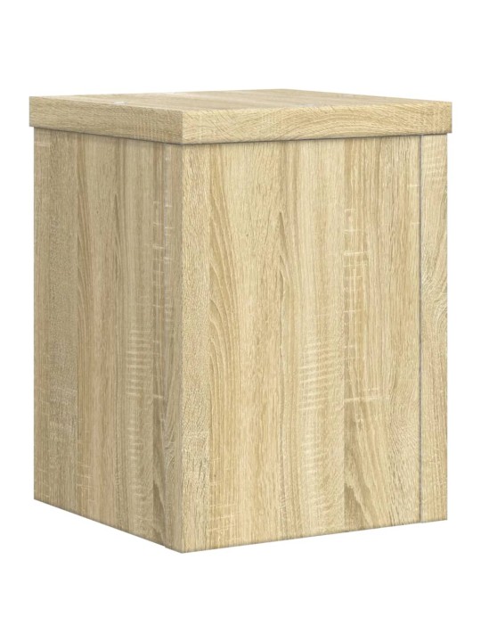 Stojany na rostliny 2 ks dub sonoma 15x15x20cm kompozitní dřevo