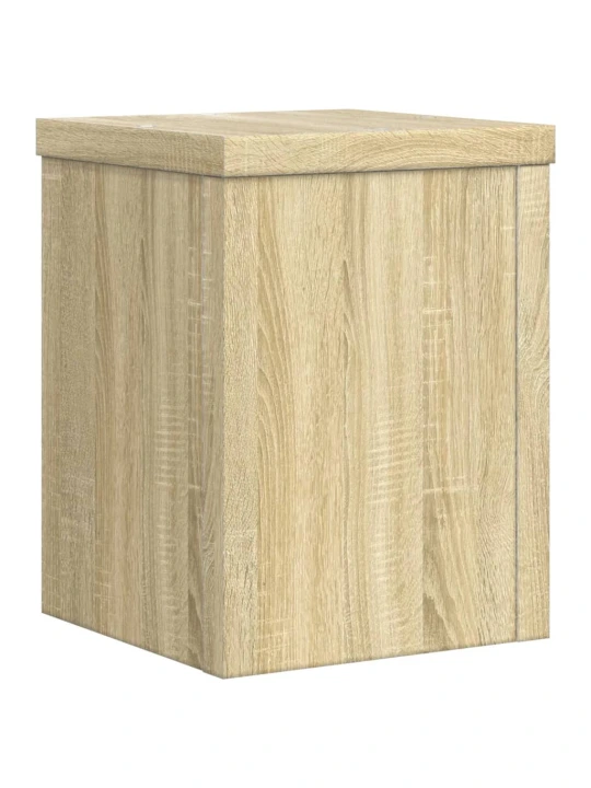 Stojany na rostliny 2 ks dub sonoma 15x15x20cm kompozitní dřevo