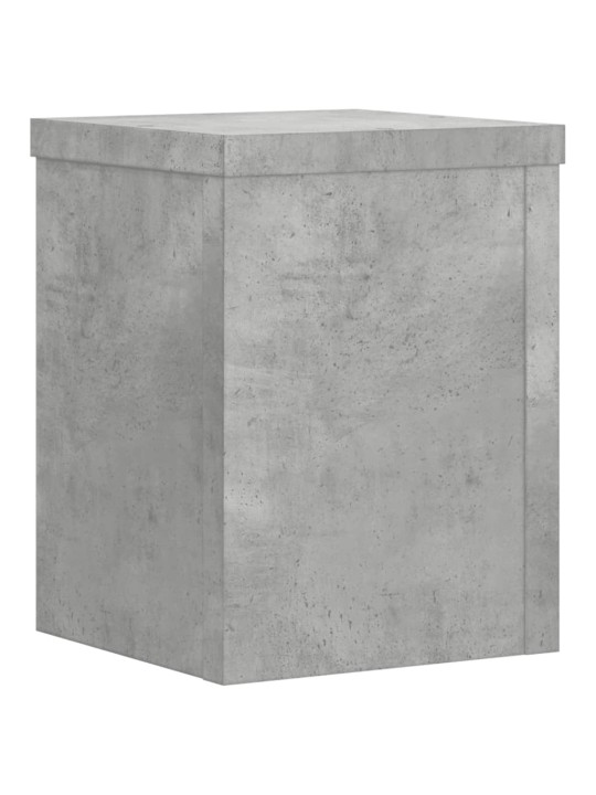 Stojany na rostliny 2 ks betonově šedé 15 x 15 x 20 cm kompozit