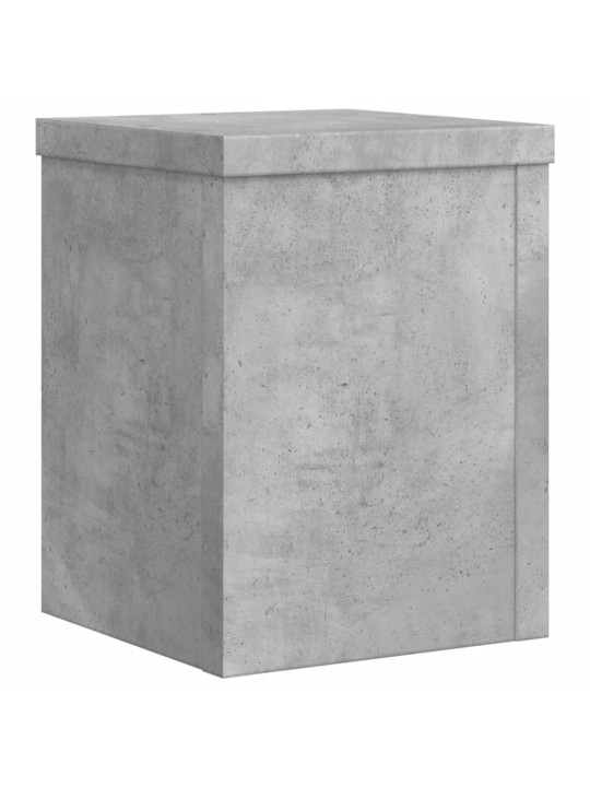 Stojany na rostliny 2 ks betonově šedé 15 x 15 x 20 cm kompozit