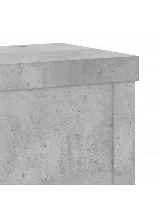Stojany na rostliny 2 ks betonově šedé 15 x 15 x 20 cm kompozit