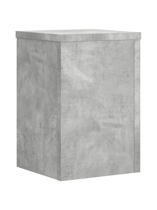 Stojany na rostliny 2 ks betonově šedé 20 x 20 x 30 cm kompozit