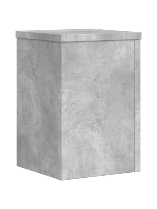 Stojany na rostliny 2 ks betonově šedé 20 x 20 x 30 cm kompozit