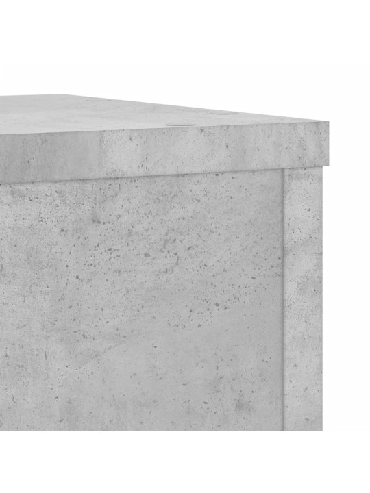 Stojany na rostliny 2 ks betonově šedé 20 x 20 x 30 cm kompozit