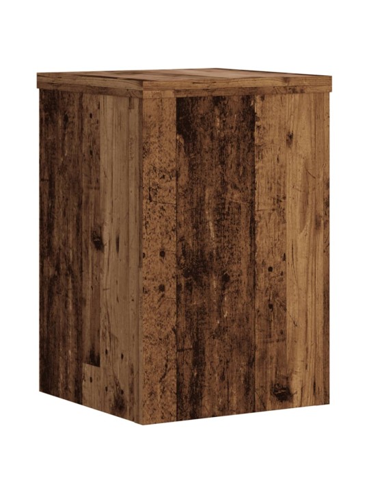 Stojany na rostliny 2 ks old wood 20x20x30 cm kompozitní dřevo