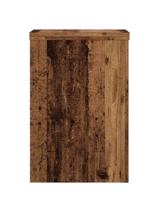 Stojany na rostliny 2 ks old wood 20x20x30 cm kompozitní dřevo