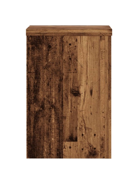 Stojany na rostliny 2 ks old wood 20x20x30 cm kompozitní dřevo