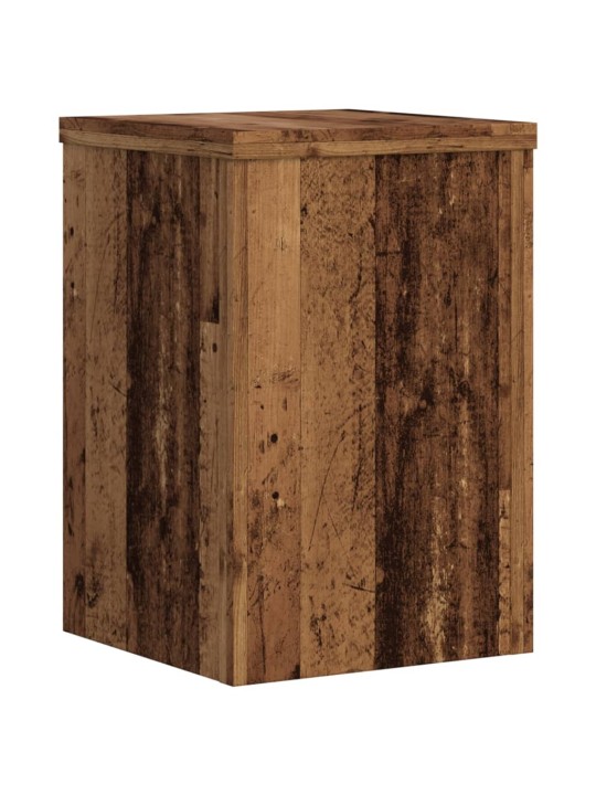 Stojany na rostliny 2 ks old wood 20x20x30 cm kompozitní dřevo