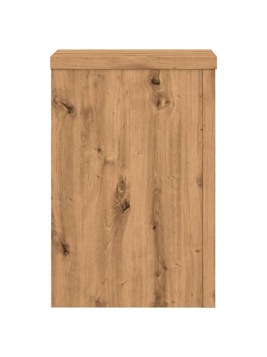 Stojany na rostliny 2 ks dub artisan 20 x 20 x 30 cm kompozit