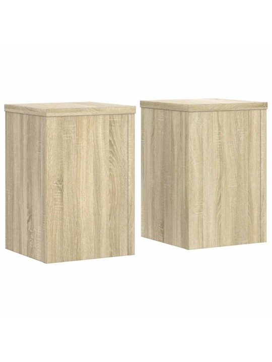 Stojany na rostliny 2 ks dub sonoma 25x25x35cm kompozitní dřevo