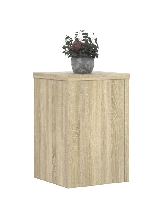 Stojany na rostliny 2 ks dub sonoma 25x25x35cm kompozitní dřevo