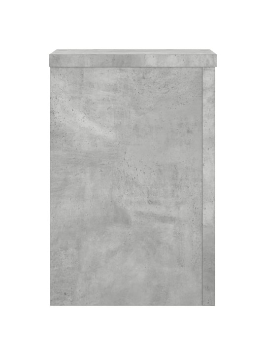 Stojany na rostliny 2 ks betonově šedé 25 x 25 x 35 cm kompozit