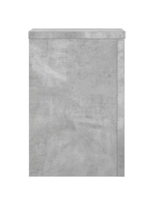 Stojany na rostliny 2 ks betonově šedé 25 x 25 x 35 cm kompozit