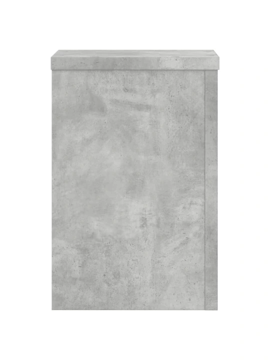 Stojany na rostliny 2 ks betonově šedé 25 x 25 x 35 cm kompozit