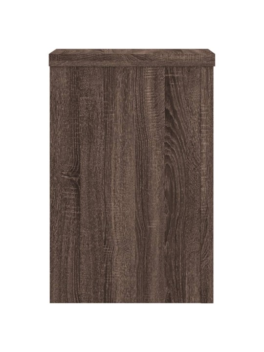 Stojany na rostliny 2 ks hnědý dub 25x25x35 cm kompozitní dřevo