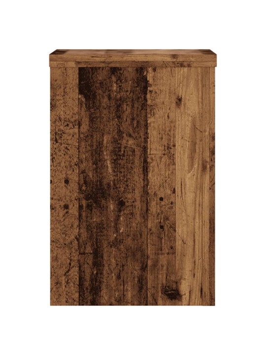 Stojany na rostliny 2 ks old wood 25x25x35 cm kompozitní dřevo