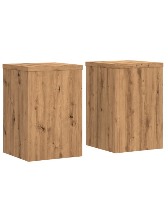 Stojany na rostliny 2 ks dub artisan 25 x 25 x 35 cm kompozit