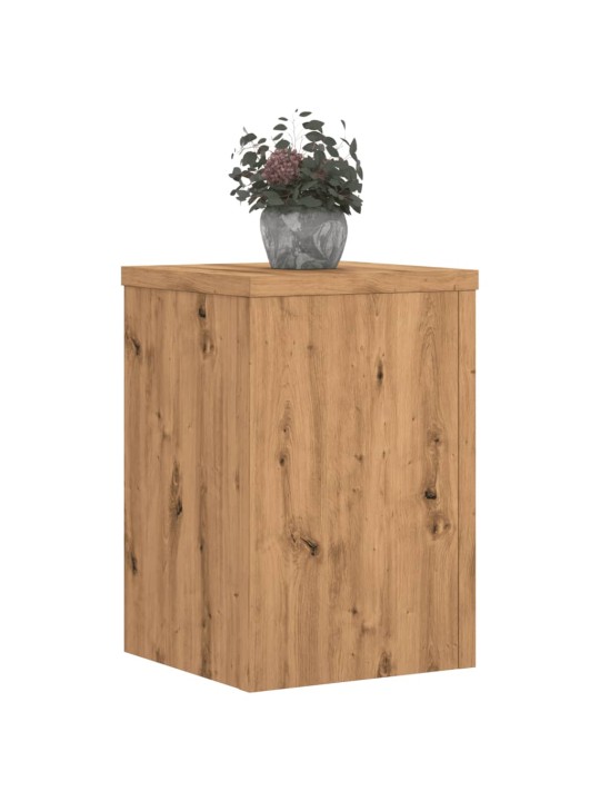Stojany na rostliny 2 ks dub artisan 25 x 25 x 35 cm kompozit