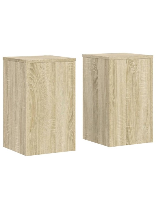 Stojany na rostliny 2 ks dub sonoma 30 x 30 x 50 cm kompozit