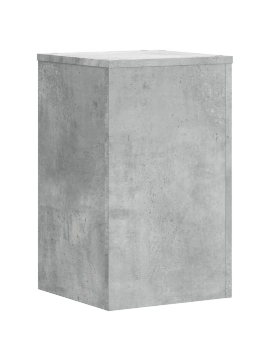 Stojany na rostliny 2 ks betonově šedé 30 x 30 x 50 cm kompozit
