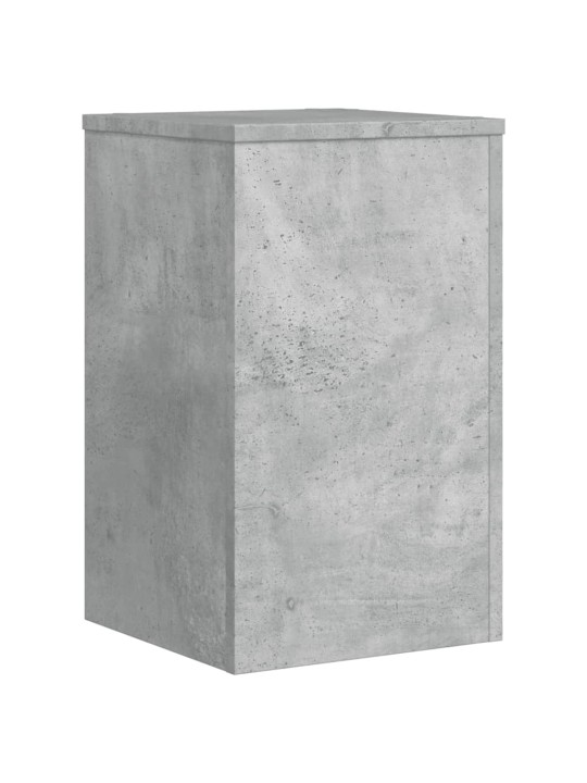Stojany na rostliny 2 ks betonově šedé 30 x 30 x 50 cm kompozit