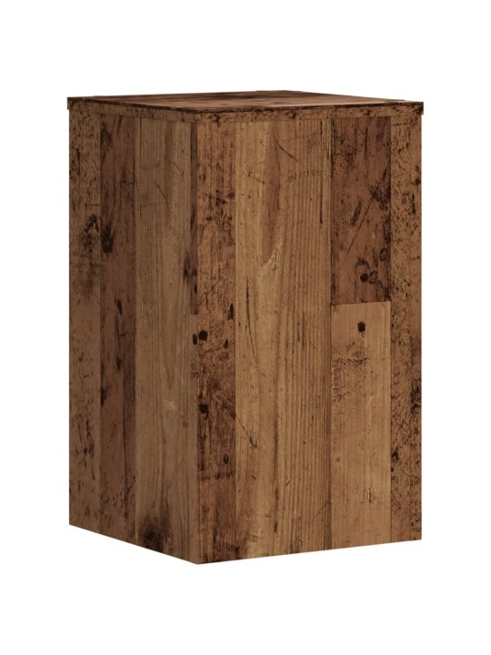 Stojany na rostliny 2 ks old wood 30x30x50 cm kompozitní dřevo