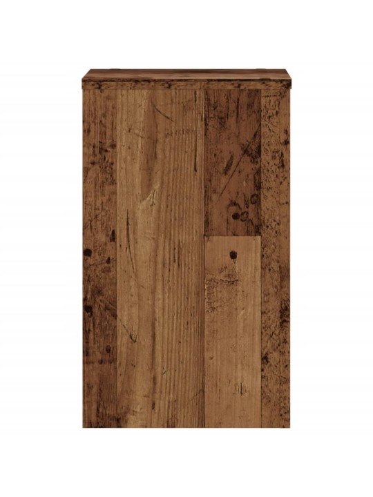 Stojany na rostliny 2 ks old wood 30x30x50 cm kompozitní dřevo