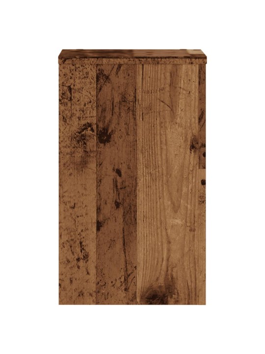 Stojany na rostliny 2 ks old wood 30x30x50 cm kompozitní dřevo