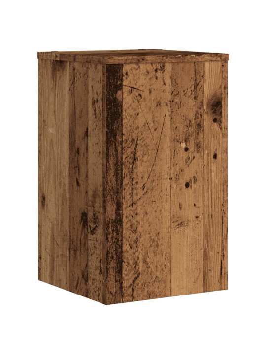 Stojany na rostliny 2 ks old wood 30x30x50 cm kompozitní dřevo