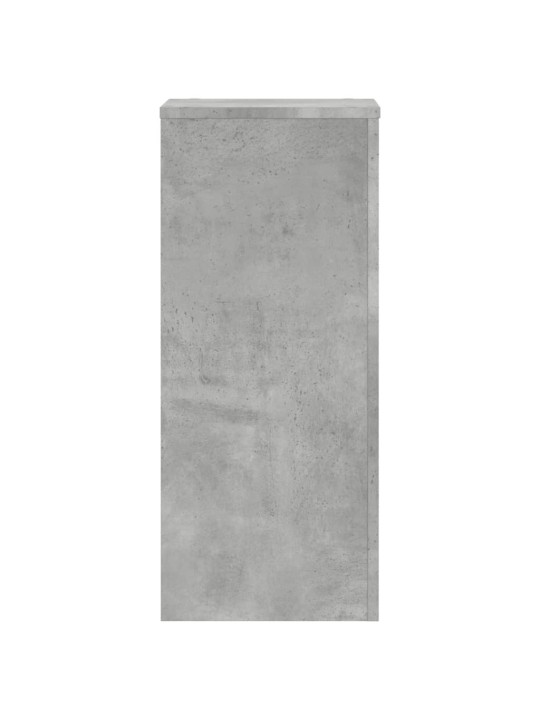 Stojany na rostliny 2 ks betonově šedé 30 x 30 x 70 cm kompozit