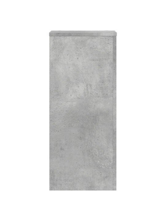 Stojany na rostliny 2 ks betonově šedé 30 x 30 x 70 cm kompozit