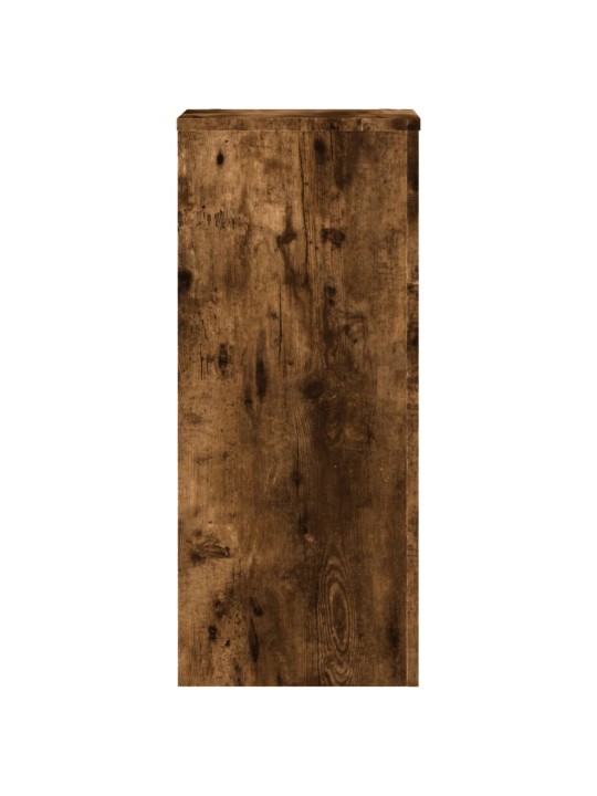 Stojany na rostliny 2 ks kouřový dub 30 x 30 x 70 cm kompozit