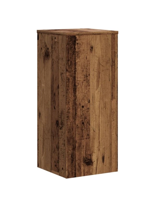 Stojany na rostliny 2 ks old wood 30x30x70 cm kompozitní dřevo