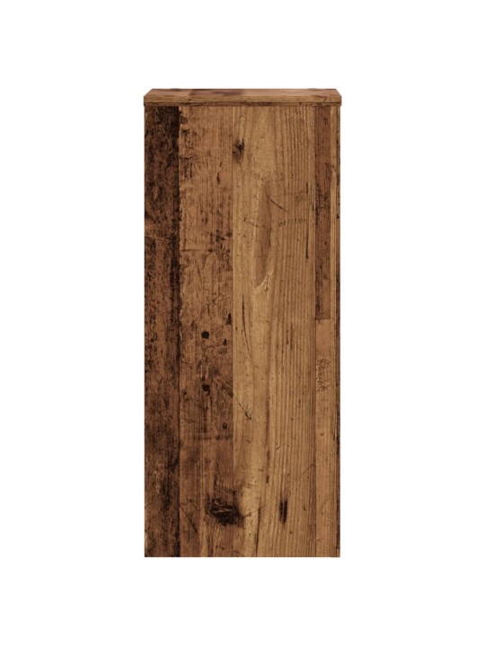 Stojany na rostliny 2 ks old wood 30x30x70 cm kompozitní dřevo
