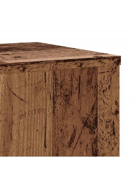 Stojany na rostliny 2 ks old wood 30x30x70 cm kompozitní dřevo