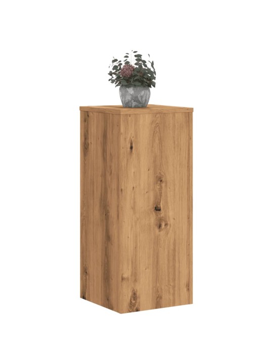 Stojany na rostliny 2 ks dub artisan 30 x 30 x 70 cm kompozit