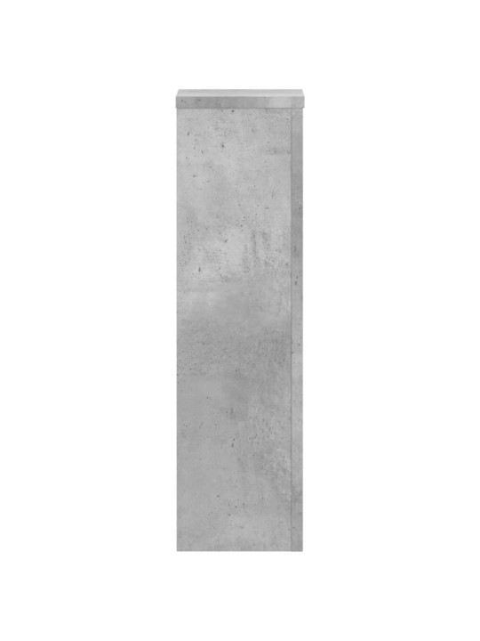 Stojany na rostliny 2 ks betonově šedé 17 x 17 x 60 cm kompozit